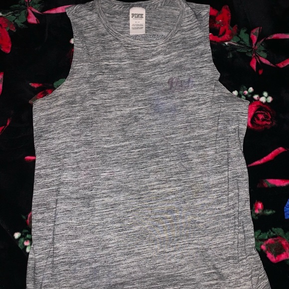 Victoria’s Secret Pink Small Bling Tank Top & Biker Shorts Set - Picture 3 of 5